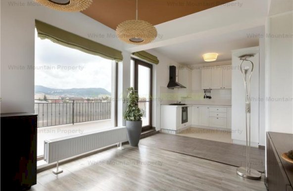 Penthouse 100 mp + 20 mp terasa cu priveliste | Tractorul | Brasov