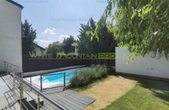 Vila moderna, nemobilata, cu piscina, 5 camere, inchiriere lunga durata, Padurea Baneasa