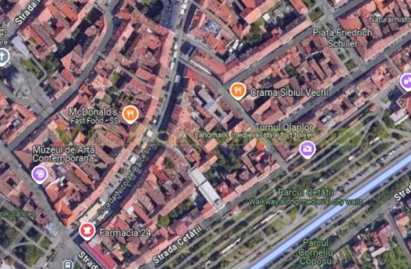 Spatiu comercial 94 mp, inchiriere lunga durata in Sibiu, str Balcescu, Piata Mare. negociabil