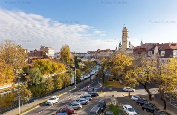 Apartament ultracentral, 4 cam, priveliște, Oradea. 600 E. Comision O.