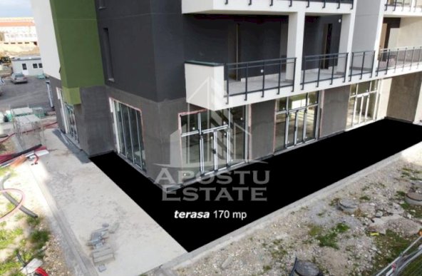 Spatiu comercial, 168 mp+ terasa 170 mp, Ateneo Torontalului