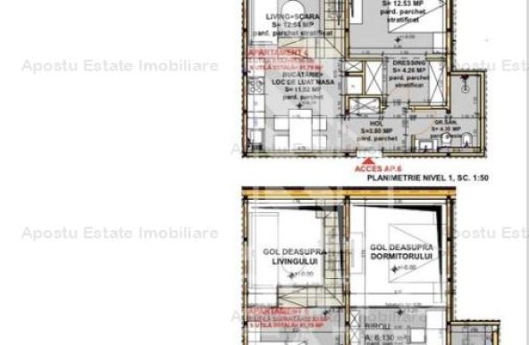 Apartamente noi cu 3 camere, scara interioara, Complexul Studentesc