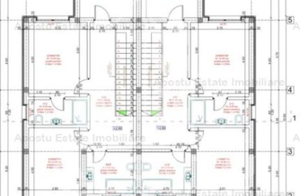 Duplex situat Central cu 4 camere si 3 bai in Mosnita Noua