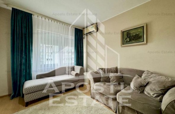 Apartament cu doua camere, etaj itermediar, calea Aradului