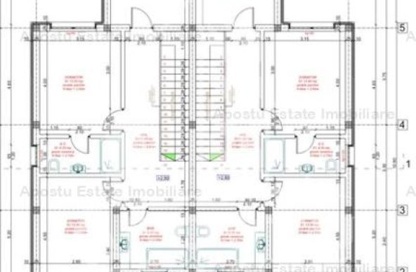 Duplex situat Central cu 4 camere si 3 bai in Mosnita Noua