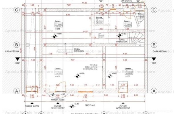 Spatiu comercial de vanzare 101 mp, randament 7,6 %, Str. Brancoveanu.