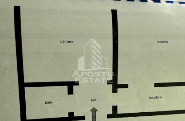 Apartament cu 2 camere, decomandat, in zona Buziasului