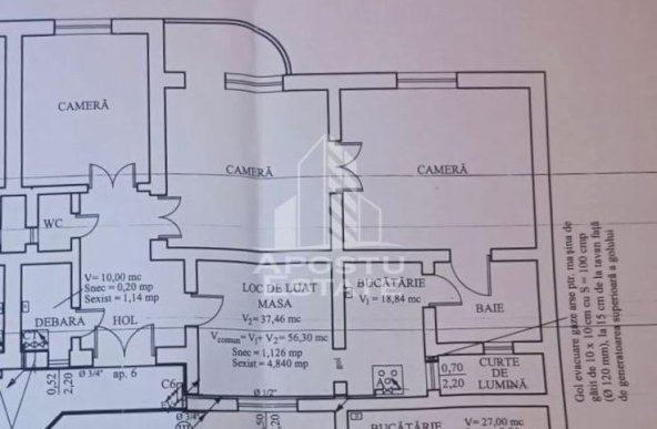 Apartament spatios si luminos etaj intermediar in Piata Victoriei