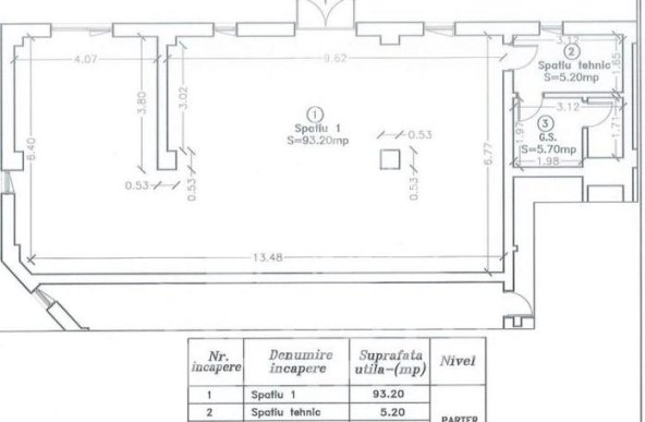 Spatiu comercial 104 mp util, open space, zona Lipovei - Dumbravita.