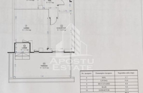 Apartament cu 2 camere, bloc nou, loc de parcare, zona Torontalului