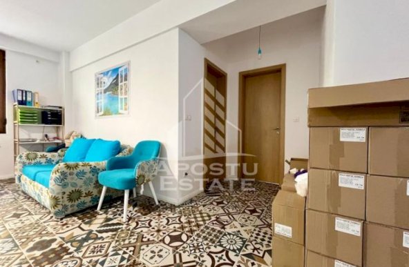 Apartament cu 2 camere, terasa 124mp, zona Torontalului