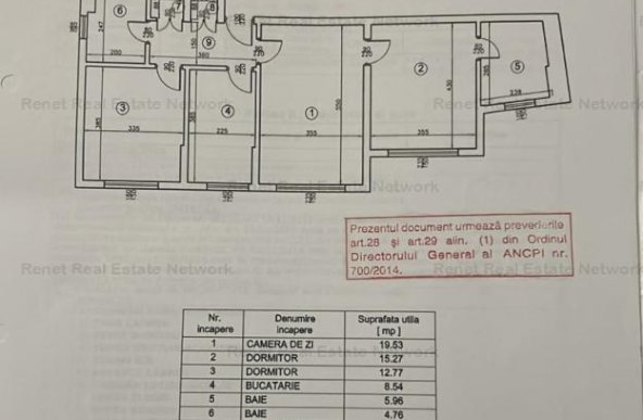 Apartament 3 camere bloc nou, Giulesti 