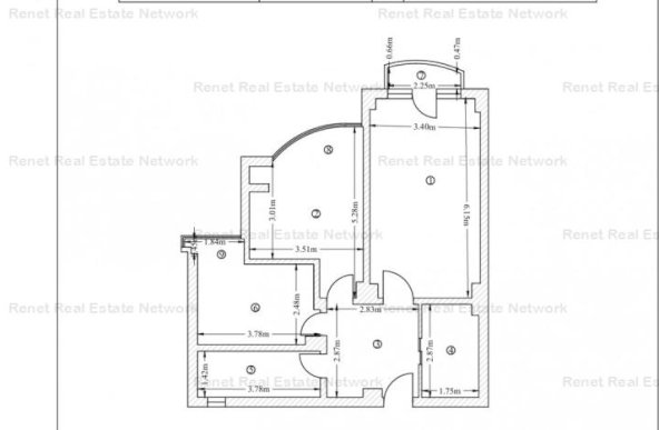 Unirii - Esplanada. Apartament 2 camere cu vedere la oras.