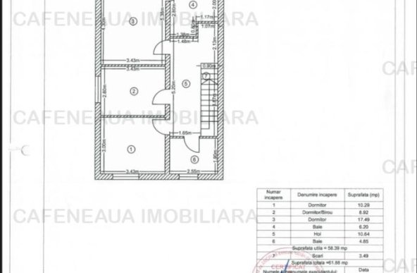 Casa tip duplex Campul Pipera