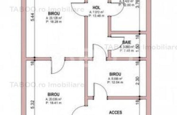 Spatiu de inchiriat pretabil cabinet medical - autorizat DSP