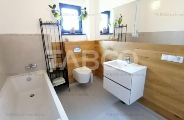 Casa individuala moderna cu terasa teren 408 mp zona Selimbar Sibiu