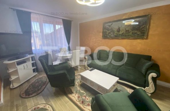 Apartament 3 camere 60mp utili mobilat utilat curte Centru Alba Iulia 