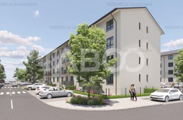 0% Comision Apartament 3 camere in SIBIU cu gradina privata si balcon