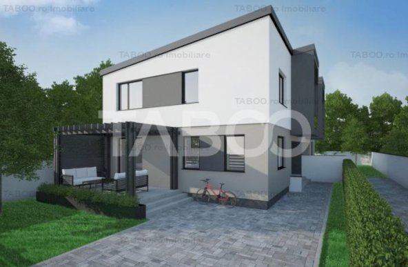 Casa tip duplex P+1E 4 camere 120 mpu terasa curte Cetate Alba Iulia