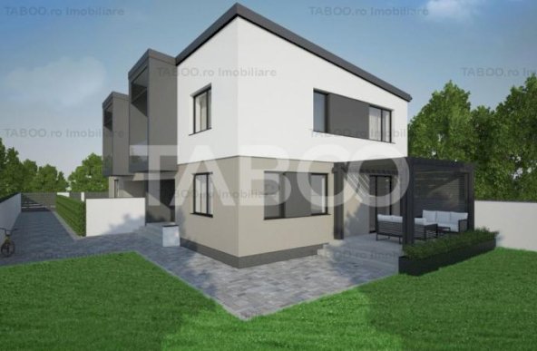 Casa tip duplex P+1E 4 camere 120 mpu balcon curte Cetate Alba Iulia