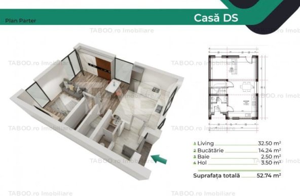 Comision 0! Casa tip duplex cu 4 camere teren 380 mp Sura Mica Sibiu