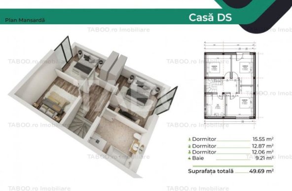 Comision 0! Casa tip duplex cu 4 camere teren 380 mp Sura Mica Sibiu