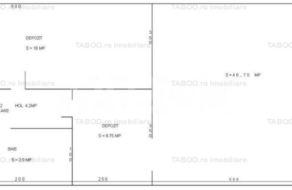 Spatiu comercial cu 3 camere 74 mpu pe Bulevardul Victoriei Sibiu