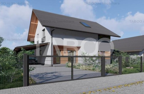 Casa individuala cu 5 camere 134 mpu terasa si carport Sura Mica Sibiu