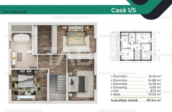 Casa individuala cu 5 camere 134 mpu terasa si carport Sura Mica Sibiu