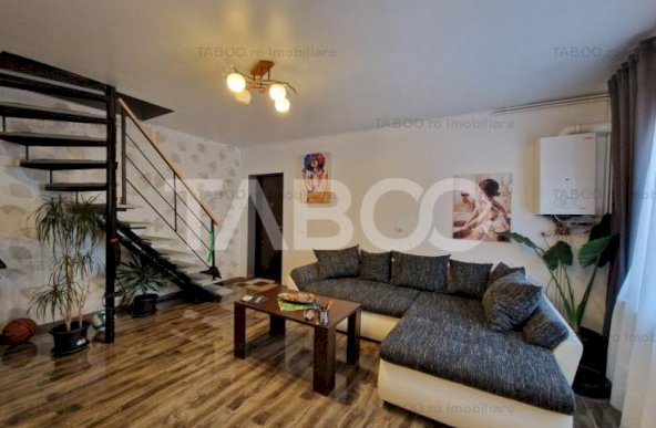 Apartament 66 mp pe 2 nivele mobilat si utilat zona Mihai Viteazu