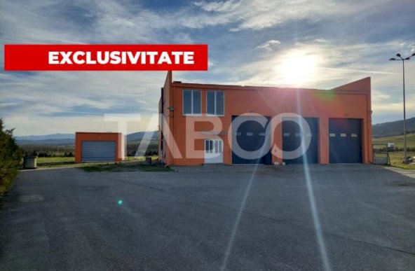 Hala industriala pe teren de 12000 mp Bradu Sibiu