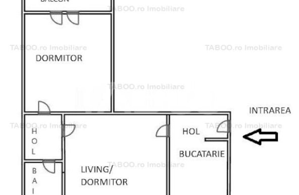 Apartament de vanzare 2 camere cu balcon zona Cedonia mobilat utilat