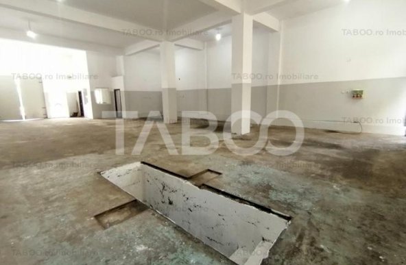 Spatiu comercial pe 2 niveluri cu vad 440 utili zona Terezian Sibiu