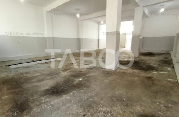 Spatiu comercial pe 2 niveluri cu vad 440 utili zona Terezian Sibiu