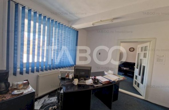 Spatiu comercial 235mp teren liber 310 mp locuri parcare Lazaret Sibiu