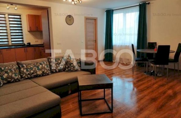 Apartament 2 camere de inchiriat curte privata mobilat modern Selimbar