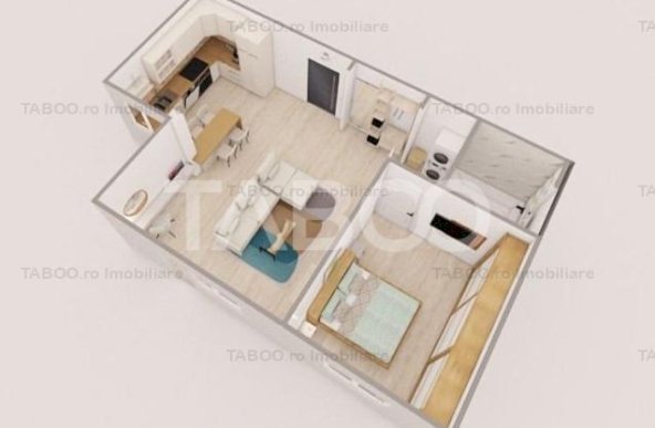 COMISION 0% Apartament 2 camere zona Rahovei 60 mpu la etajul 1