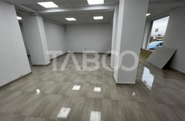 Spatiu comercial 77 mp utili vitrina mare Calea Surii Mici Sibiu