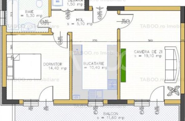 COMISION % Apartament 2 camere 56 mpu Calea Surii Mici GATA SA TE MUTI