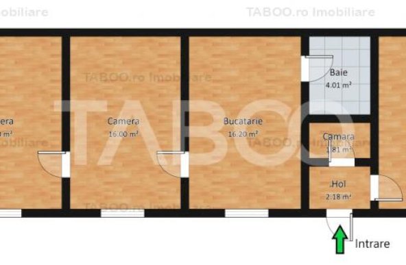 Apartament cu 3 camere langa Butoiul de Aur zona Orasul de Jos