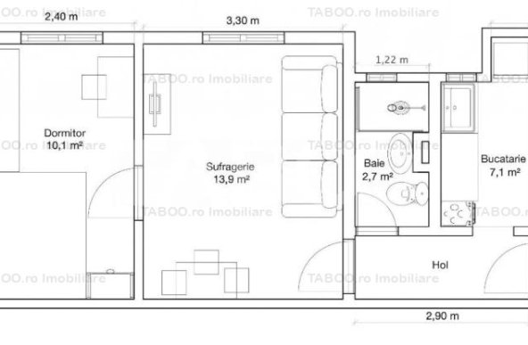 Apartament ideal pentru investitie - 2 camere mobilate utilate Rahovei