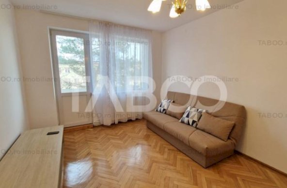 Apartament de vanzare cu 2 camere in centrul Sibiului mobilat modern