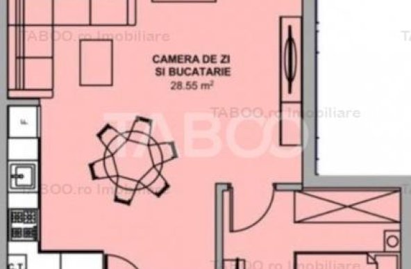 COMISION 0% !! Apartament 54 mpu cu 2 camere si balcon Doamna Stanca