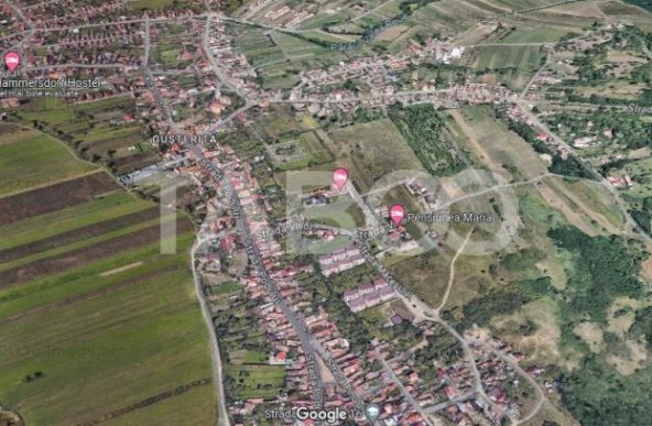 Teren intravilan cu utilitati 2269 mp 2 fronturi zona Gusterita Sibiu