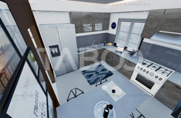 Penthouse spatios - la cheie - 91 mp utili - 2 bai si terasa 197 mp 