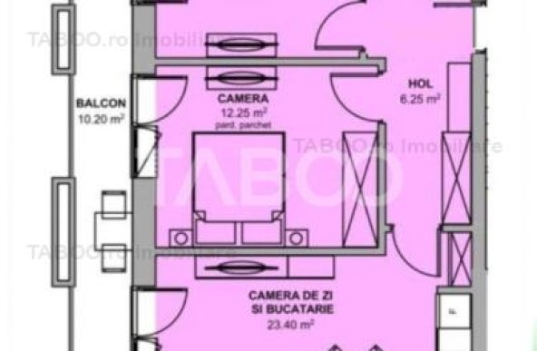 Apartament 60 mpu la CHEIE la ETAJUL 1 cu 3 camere pe Doamna Stanca