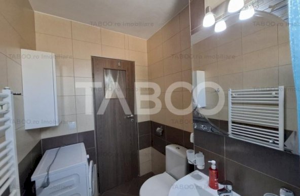 Apartament 2 camere 51 mp 2 balcoane bloc cu lift zona Turnisor Sibiu