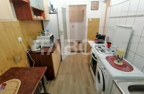 Apartament decomandat de vanzare 47 mpu mobilat renovat Rahovei Sibiu