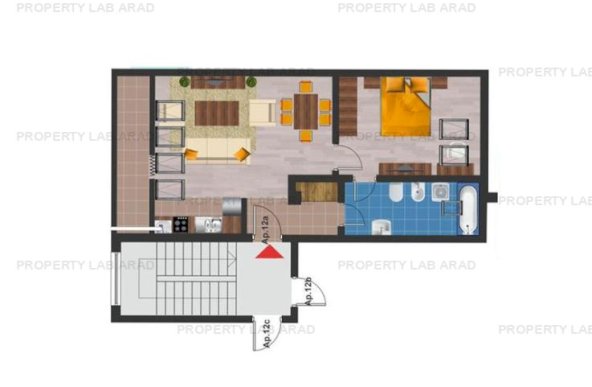 Apartament două camere rate la dezvoltator