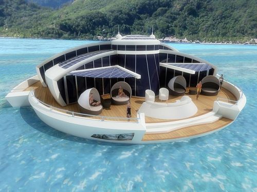 Cum arata un hotel plutitor in valoare de 125 MIL. dolari